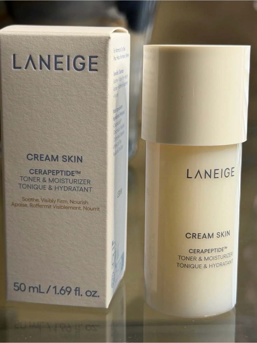 LANEIGE SET- Cream Skin 50ml & Bouncy & Firm Lip Treatment 12g NWB